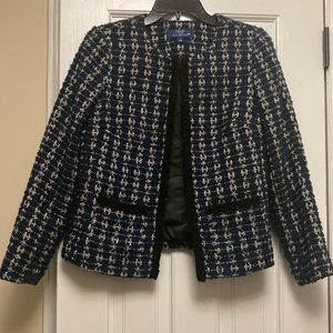 Talbots black/blue jacket